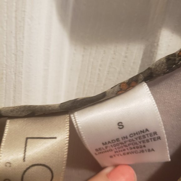 Lolas Collection Grey & Orange High-Low Sundress - Grey & Orange - Picture 7 of 9